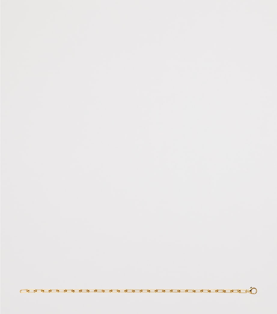 Yellow Gold Santos de Cartier Chain Bracelet