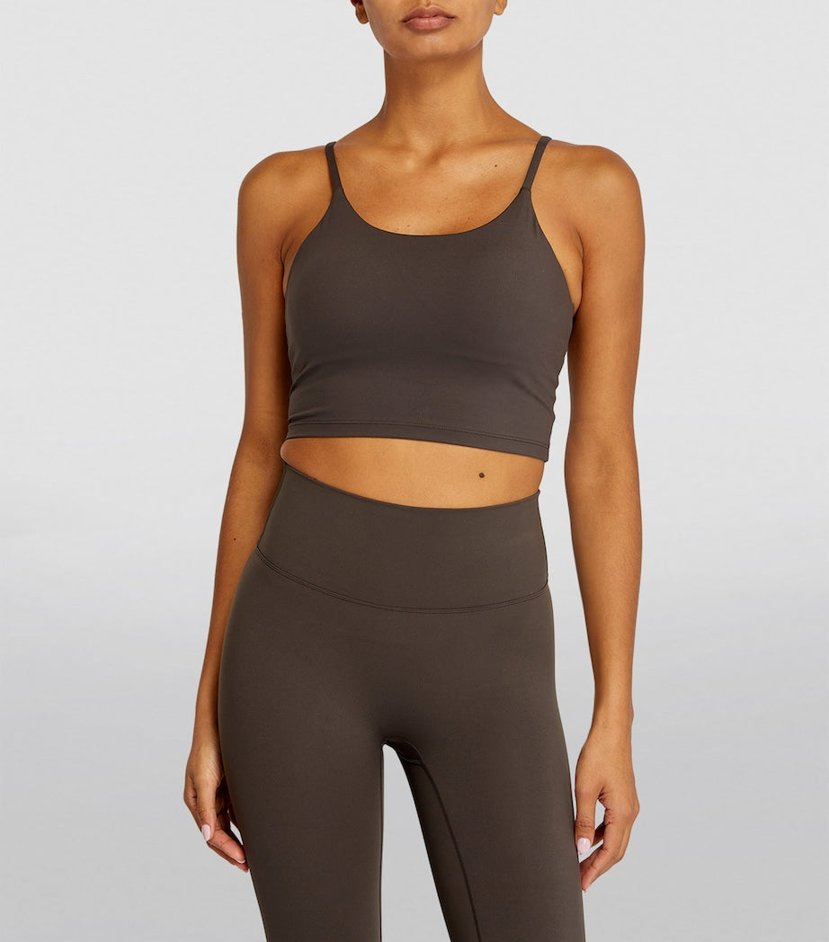 Adanola Beige Ultimate Tank Sports Bra