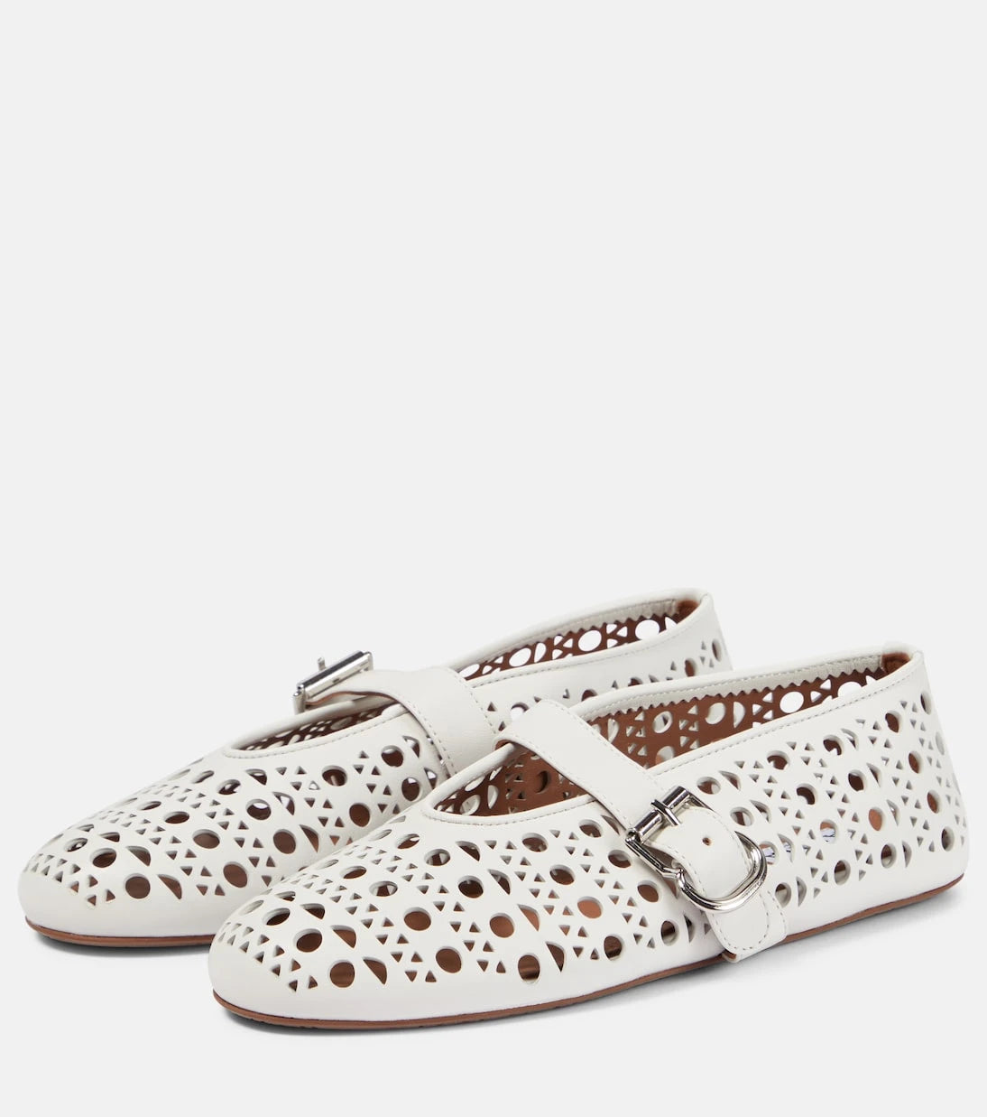 Alaïa - Vienne leather ballet flats