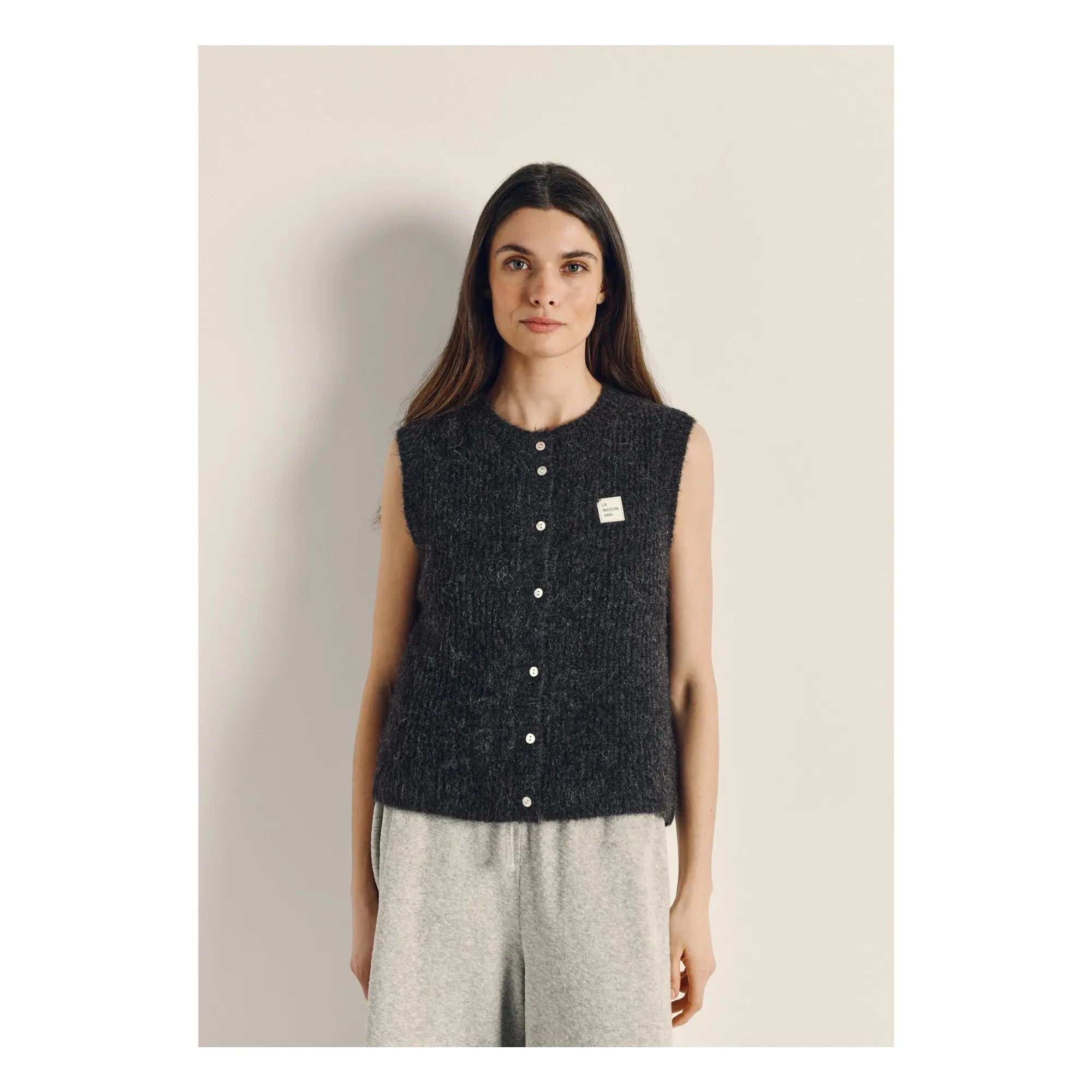American Vintage - East Laine cardigan | Charcoal grey
