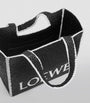 LOEWE Black x Paula's Ibiza Large Font Tote Bag
