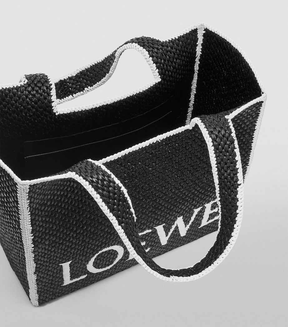 LOEWE Black x Paula's Ibiza Large Font Tote Bag