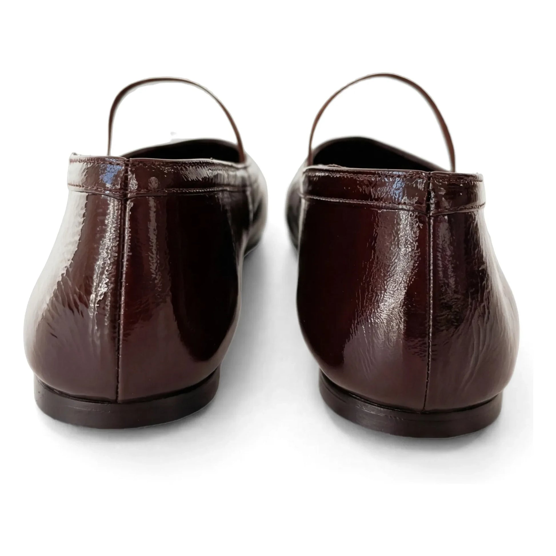 Rivecour - Ballerinas n°136 Patent leather | Chocolate