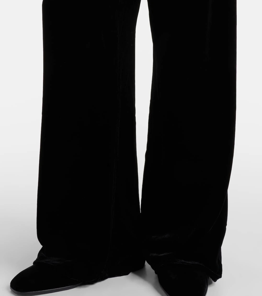 Asceno - Austin velvet wide-leg pants