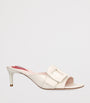 Roger Vivier Ivory Leather Viv’ Canard Heeled Mules 55