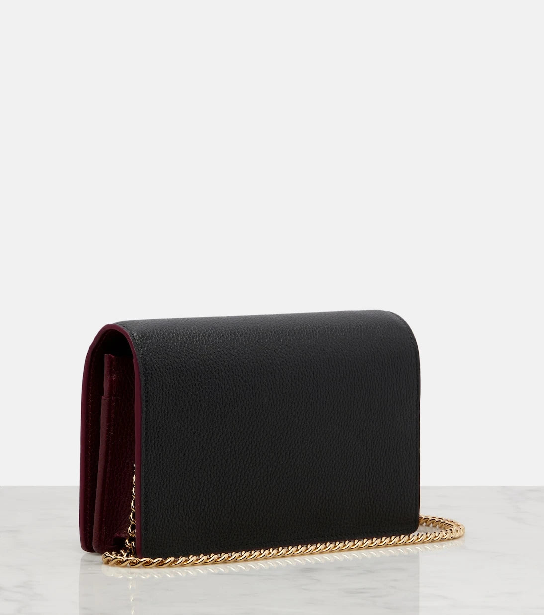 Gucci - GG Petite Marmont leather wallet on chain
