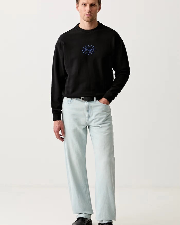 HUGO Blue Erkek Pamuklu Oversize Sweatshirt Nugodana