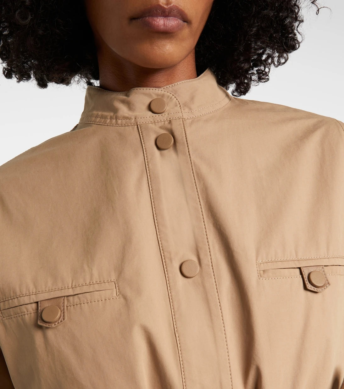 Yves Salomon - Belted cotton jacket
