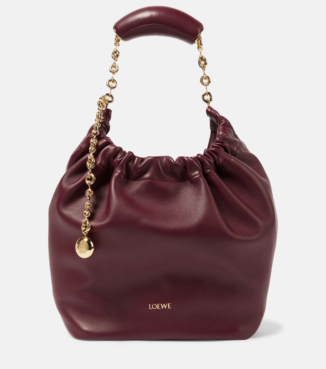 Loewe - Squeeze Small leather shoulder bag