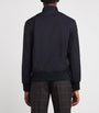 Paul Smith Navy Wool Bomber Jacket