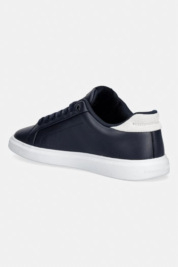 Tommy Hilfiger TH ICON COURT SCRIPT kadın deri sneaker
