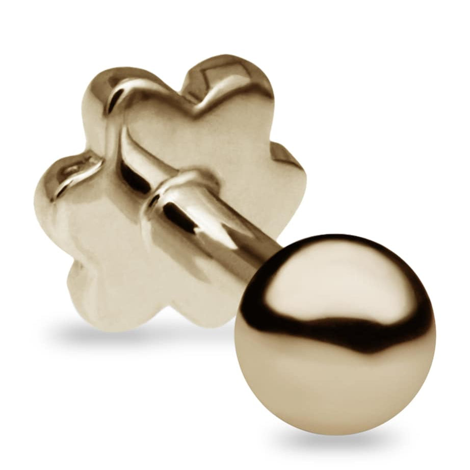 Maria Tash Yellow Gold Ball Threaded Stud Earring (2.5mm)