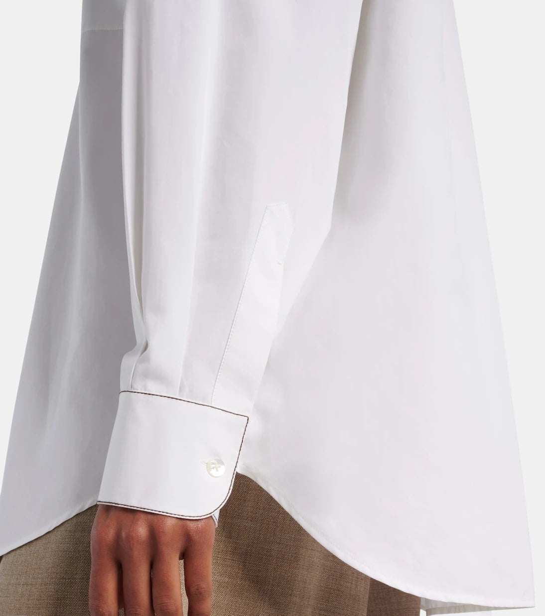 The Row - Ashlin cotton poplin shirt