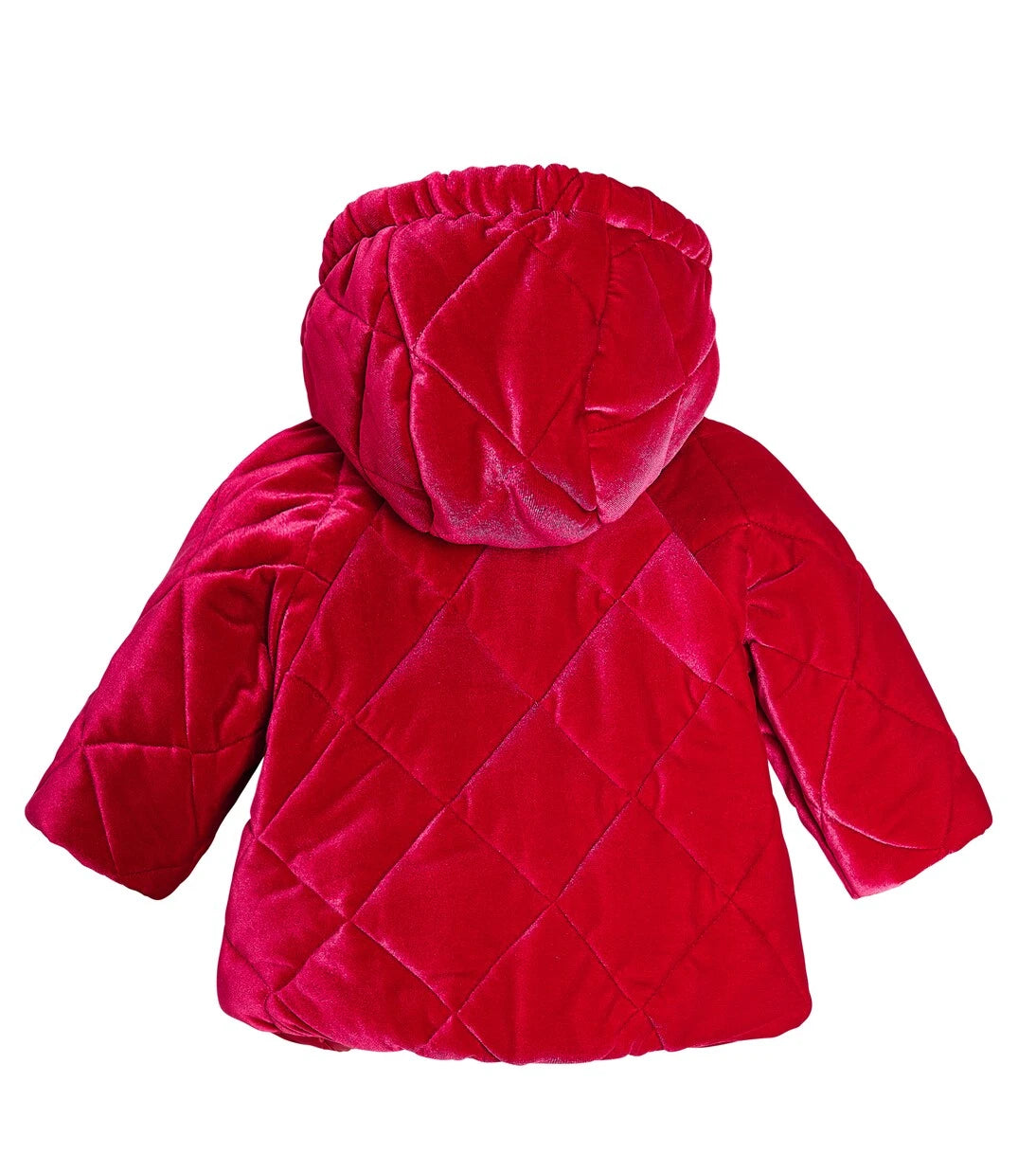 Monnalisa - Baby quilted velvet jacket