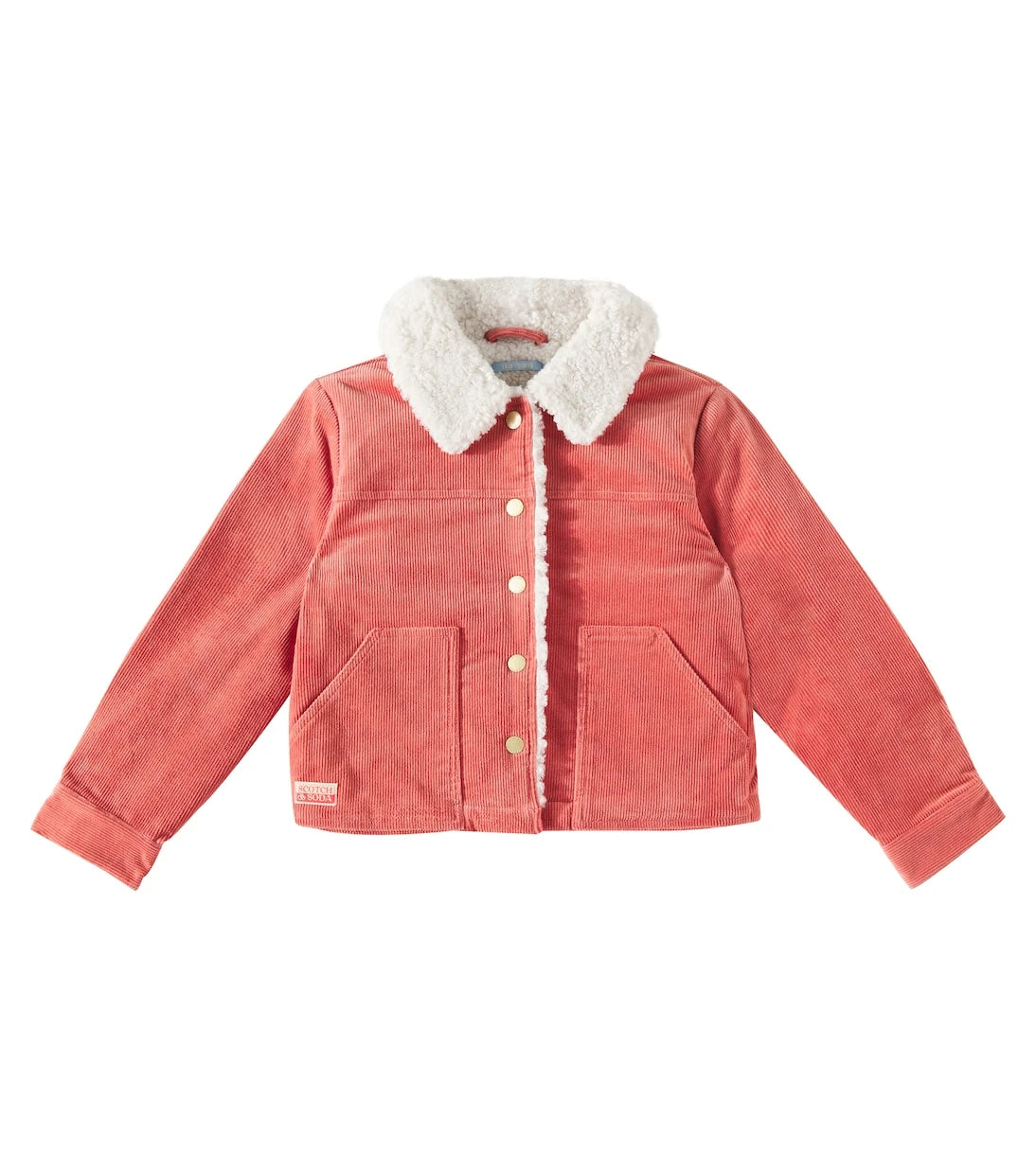 Scotch & Soda Kids - جاكيت كوردروي قطني