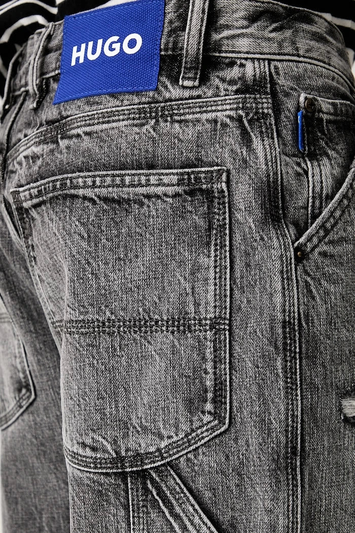 HUGO Blue erkek straight Carpenter/1 kot pantolon