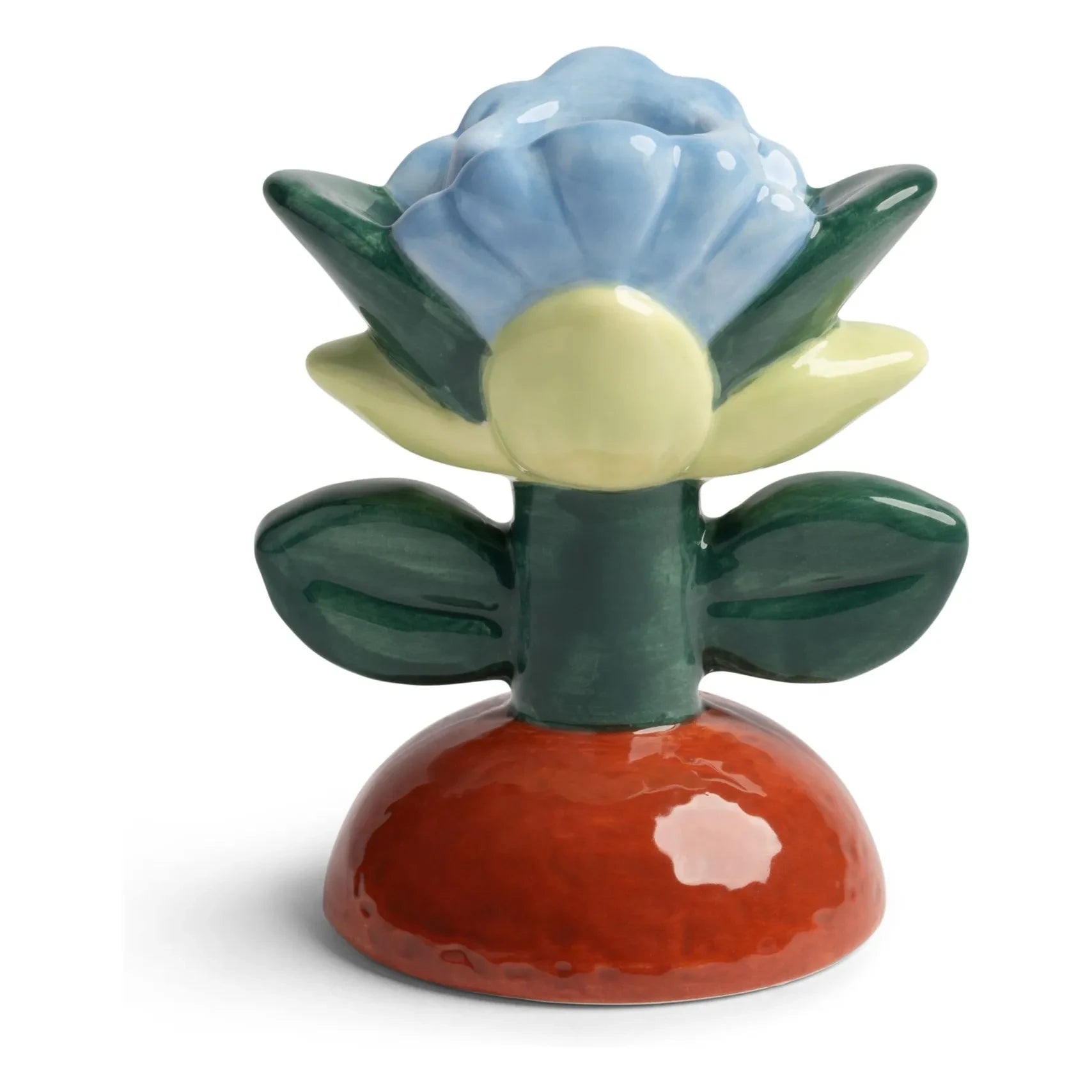 &Klevering - Blume flower candleholder | Green