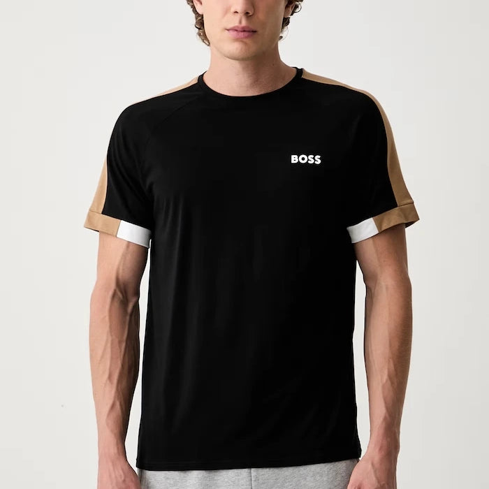 BOSS kısa kollu erkek pamuklu pijama Balance T-Shirt