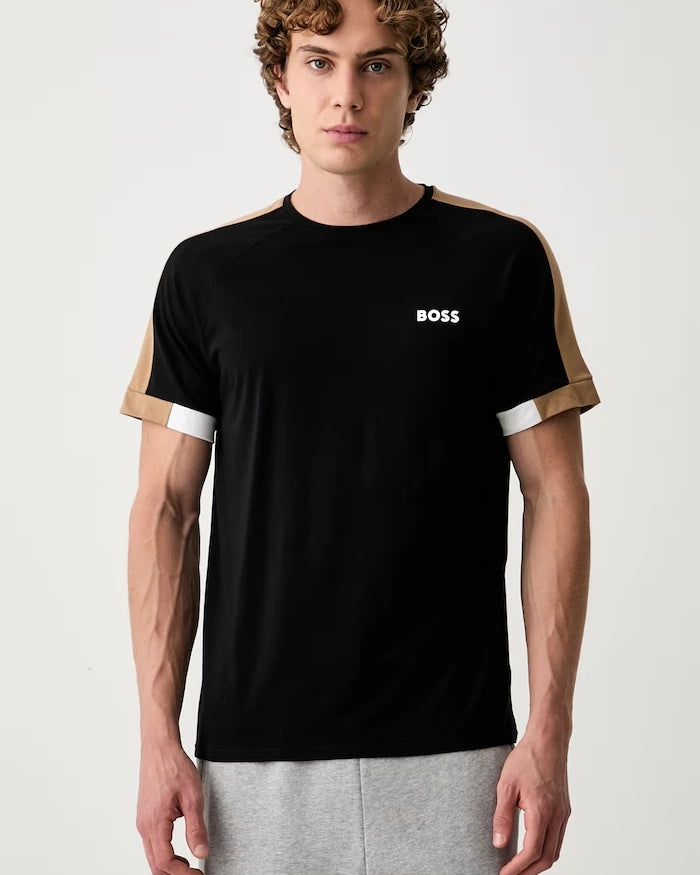 BOSS kısa kollu erkek pamuklu pijama Balance T-Shirt