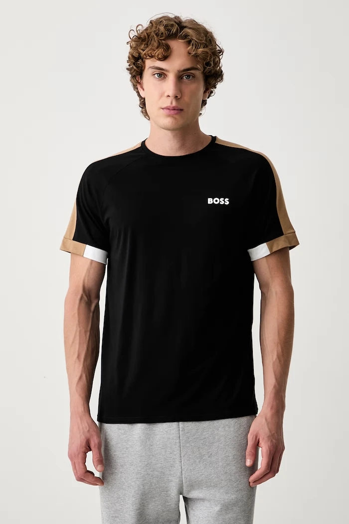 BOSS kısa kollu erkek pamuklu pijama Balance T-Shirt