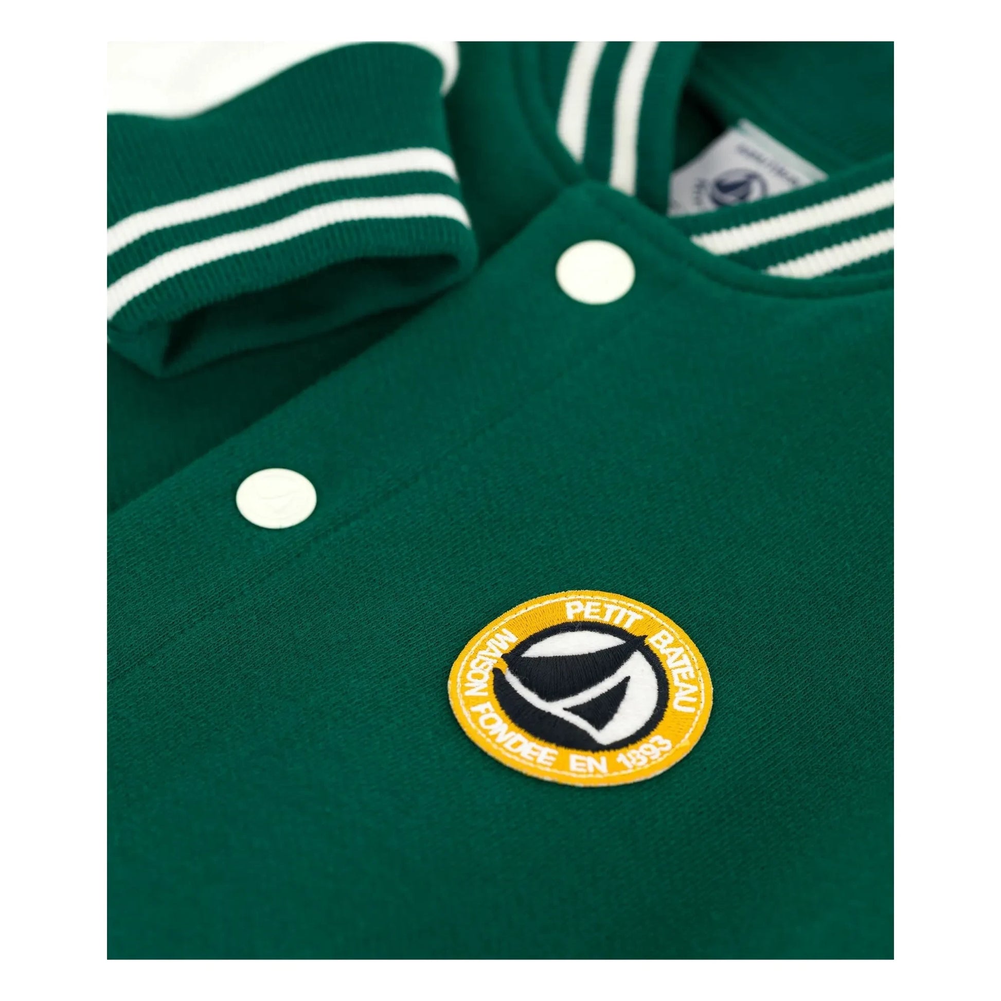 Petit Bateau - Teddy jacket | Chrome green