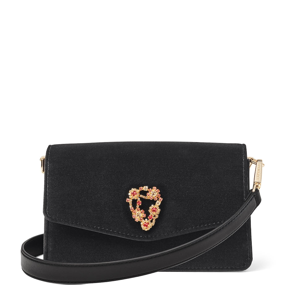 Velvet Eliza Clutch Bag BLACK