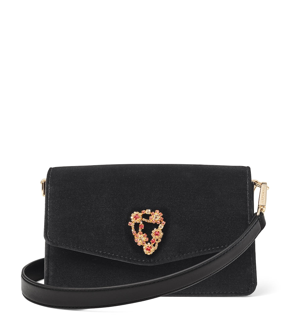Velvet Eliza Clutch Bag BLACK