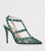 Valentino Garavani Lace Rockstud Pumps 100