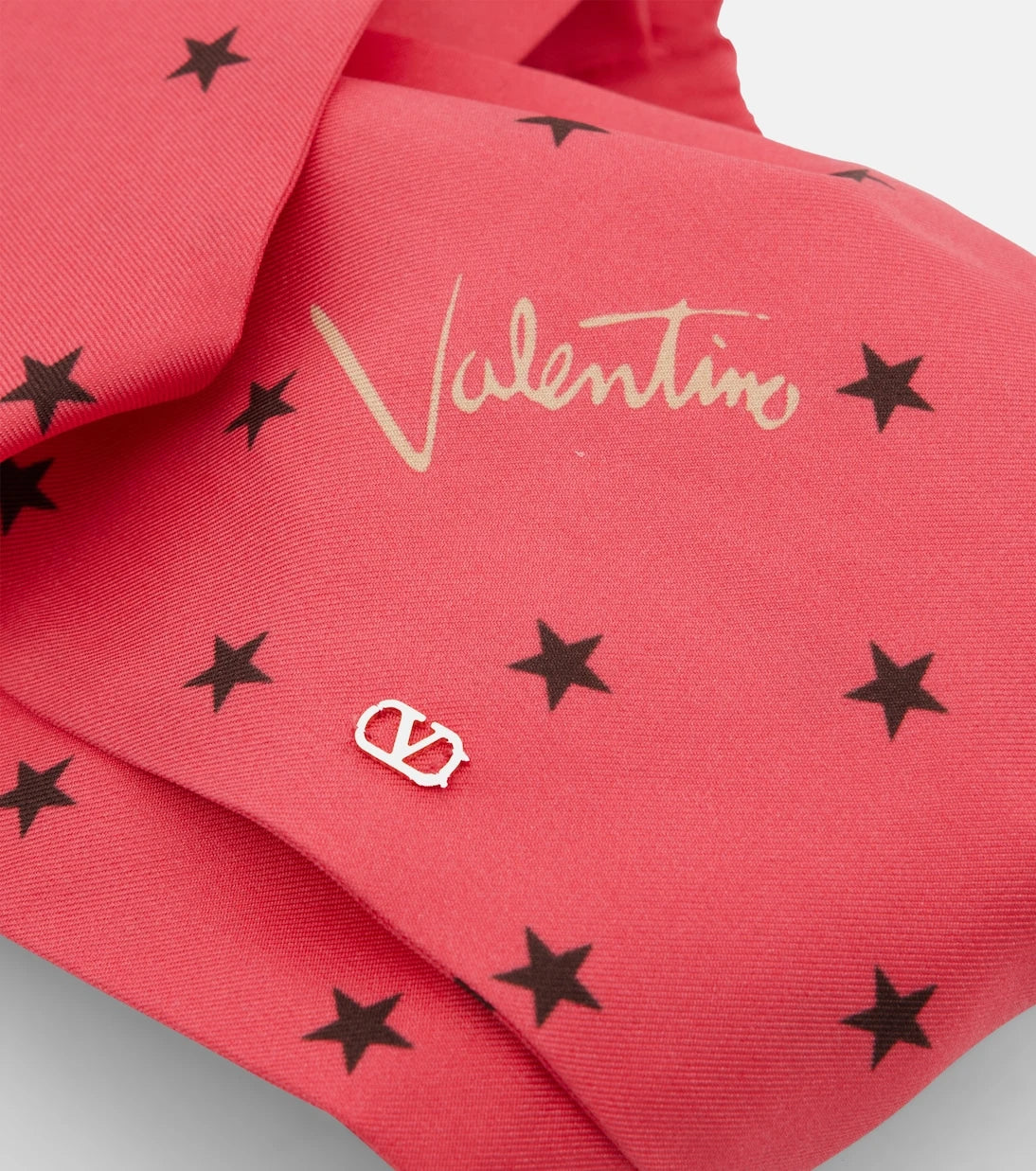 Valentino - Printed silk twill headband