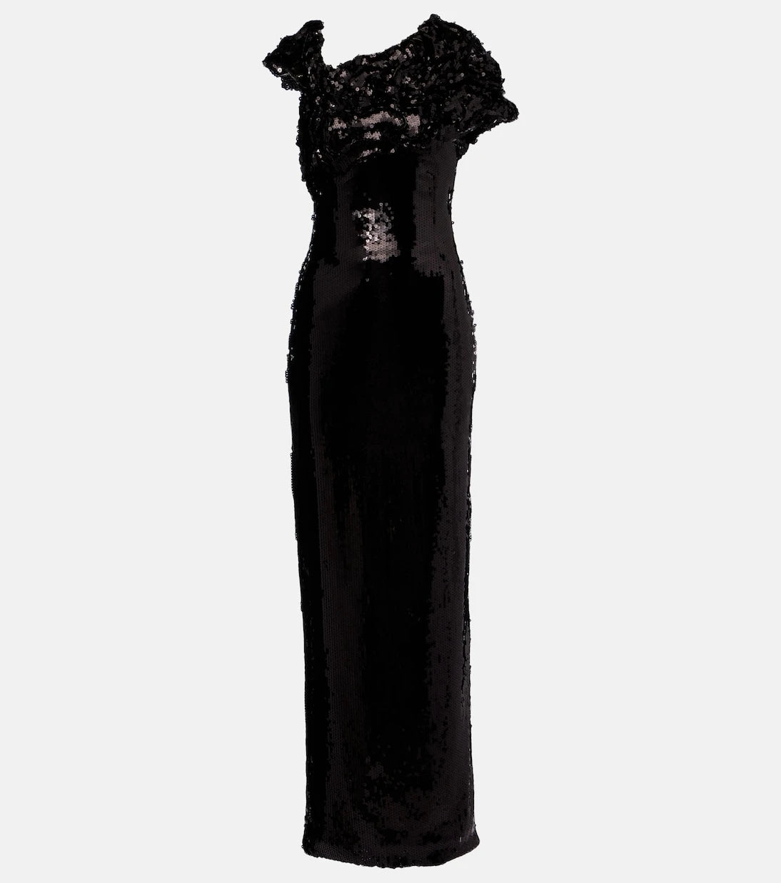 Marmar Halim - Asymmetric sequined gown