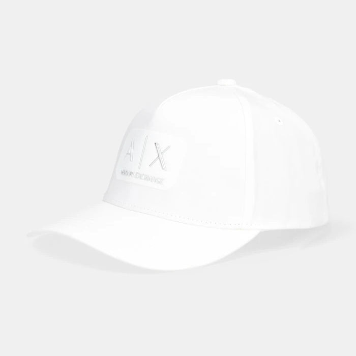 Памучна шапка с козирка Armani Exchange