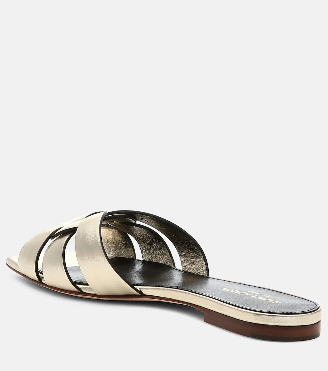 Saint Laurent - Tribute Nu Pieds 05 leather slides
