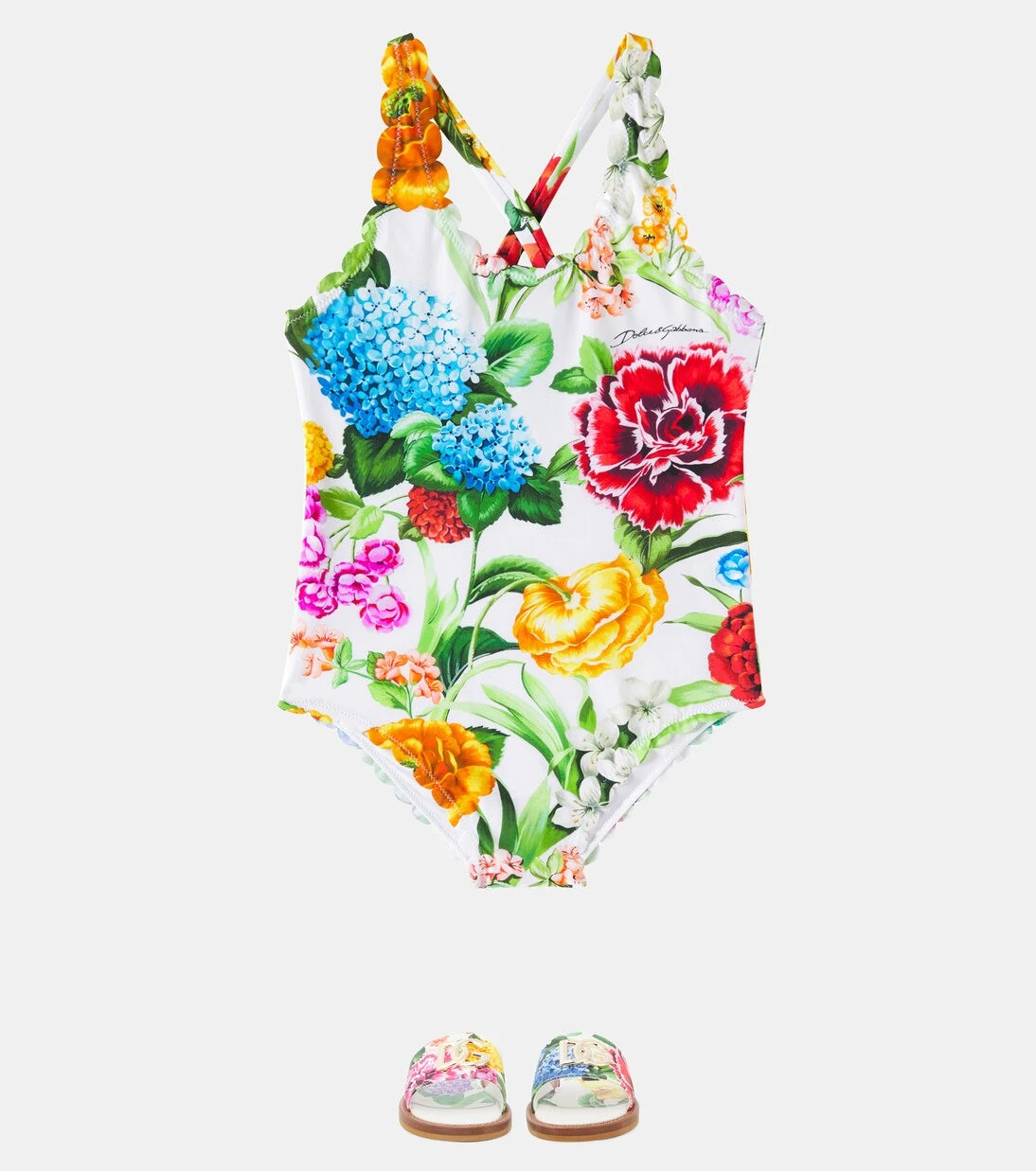 Dolce&Gabbana Kids - Floral swimsuit