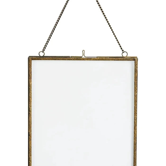 Madam Stoltz Eskitilmiş Metal Asma Çerçeve 20 x 25 cm