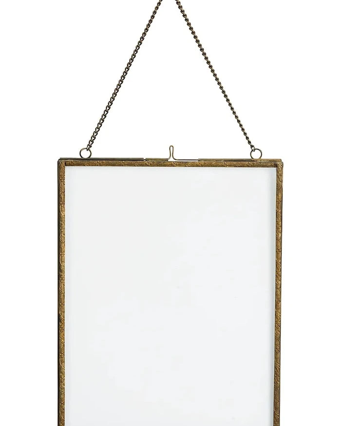 Madam Stoltz Eskitilmiş Metal Asma Çerçeve 20 x 25 cm