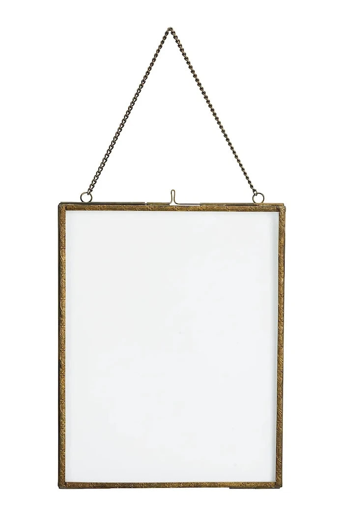 Madam Stoltz Eskitilmiş Metal Asma Çerçeve 20 x 25 cm