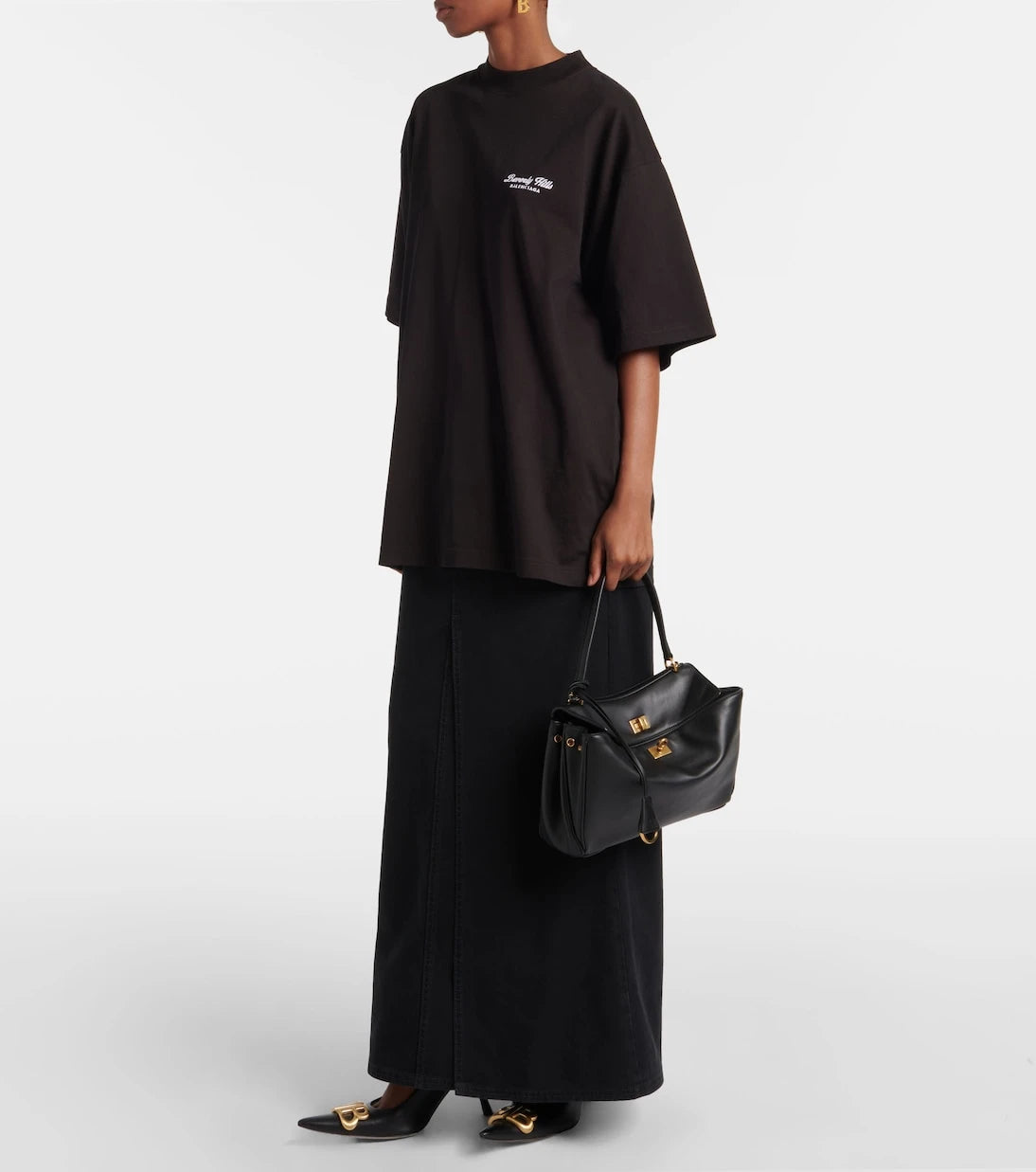 Balenciaga - Rodeo Small leather tote bag