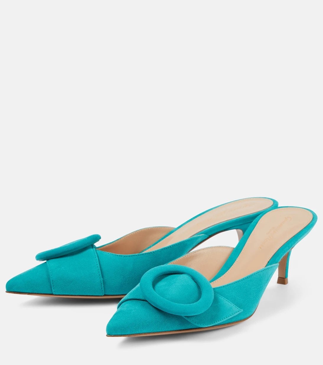 Gianvito Rossi - Portofino 55 suede mules