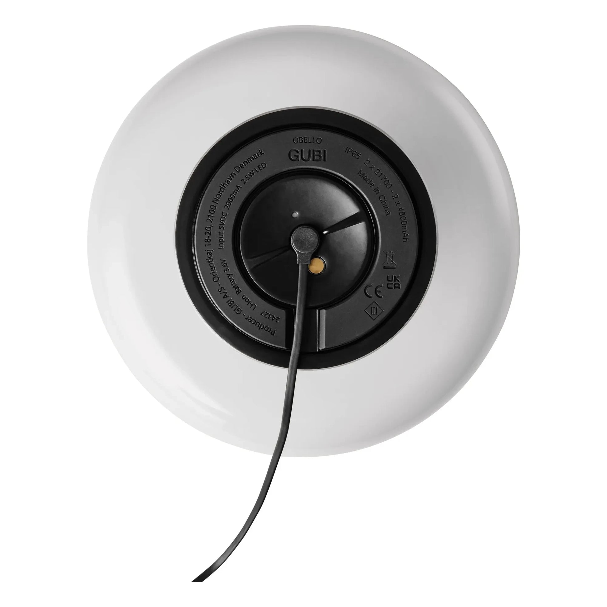 Gubi - Obello table lamp, Bill Curry | White