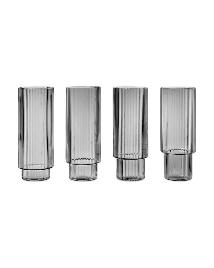 ferm LIVING Ripple 300 ml Bardak Seti (4 Parça)