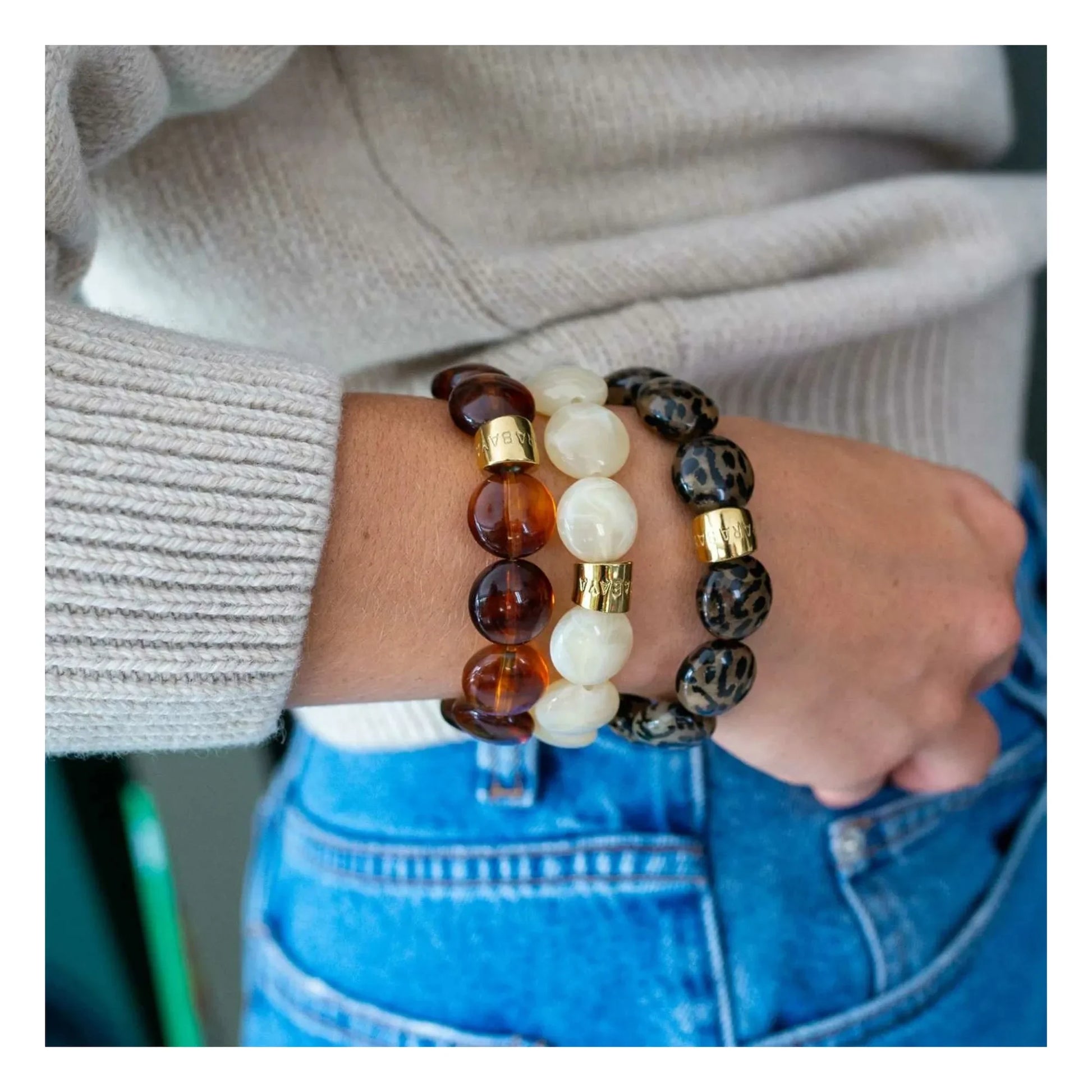 Parabaya - Bombom Feli Hazelnut Bracelet | Hazel
