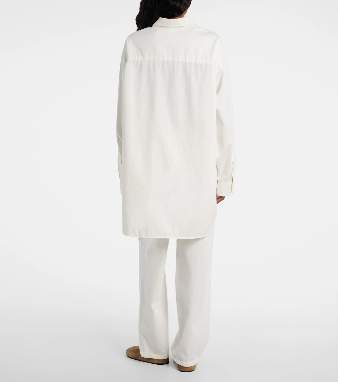 The Row - Luka cotton and cashmere shirt