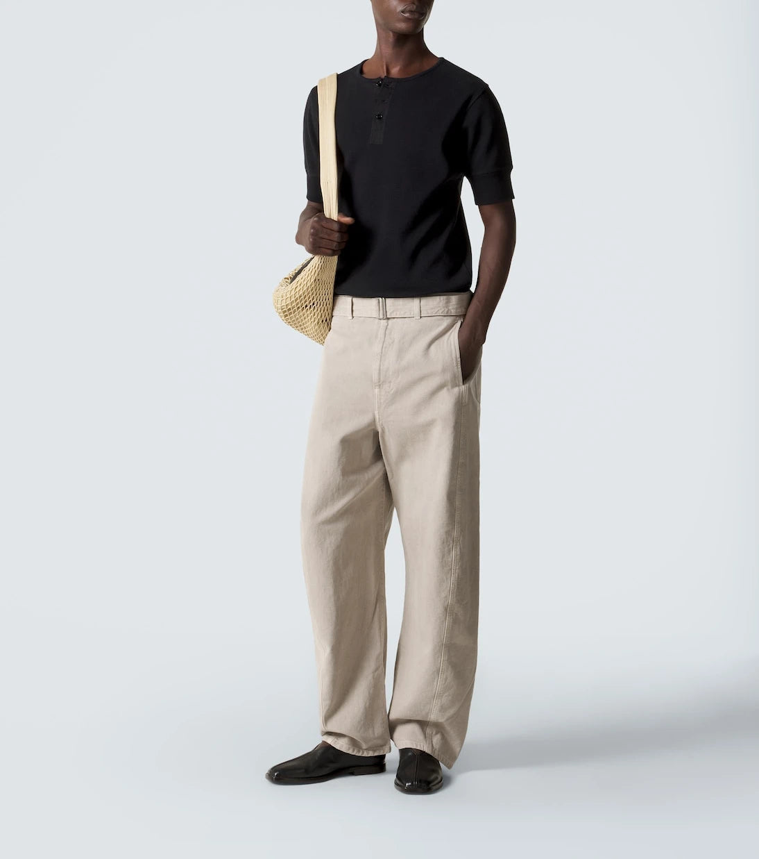 Lemaire - Leather slip-on shoes