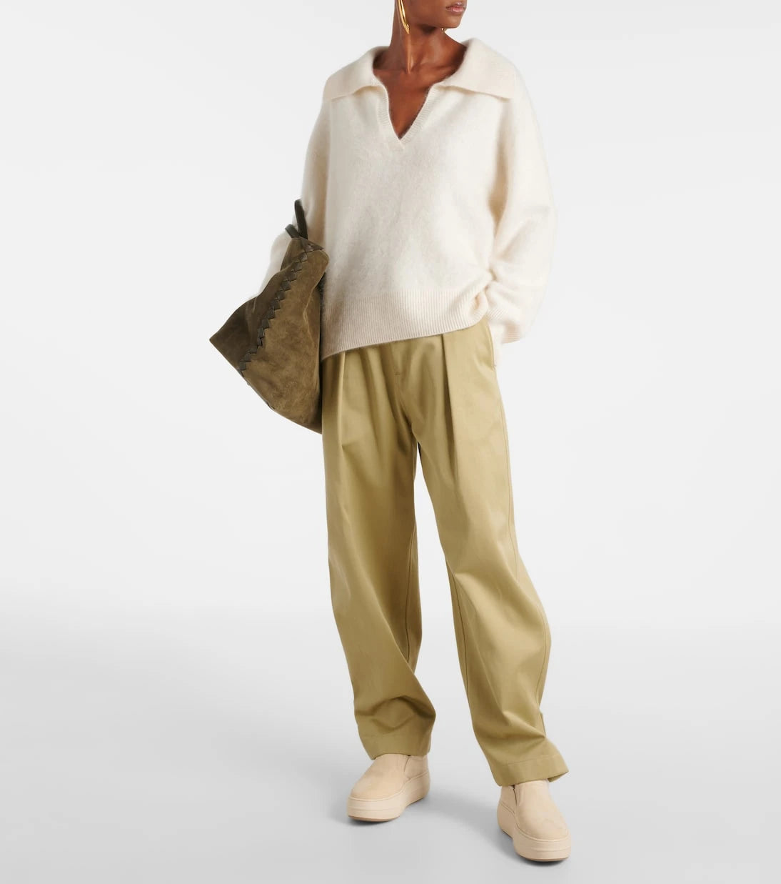 Hogan - Skyscraper suede platform slip-on sneakers