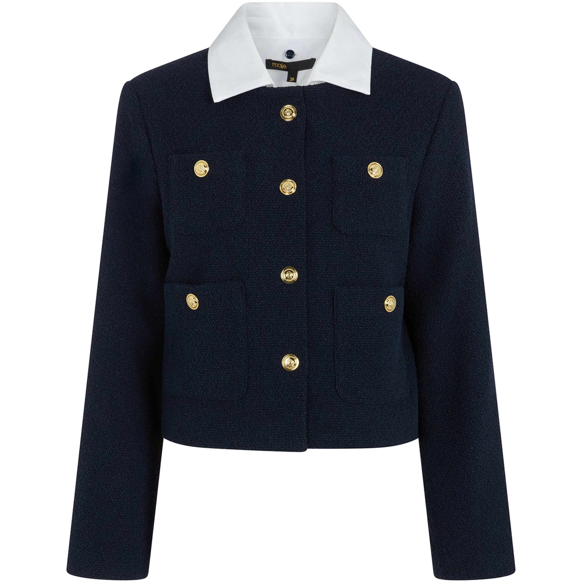 Blue Multi-Pocket Blazer