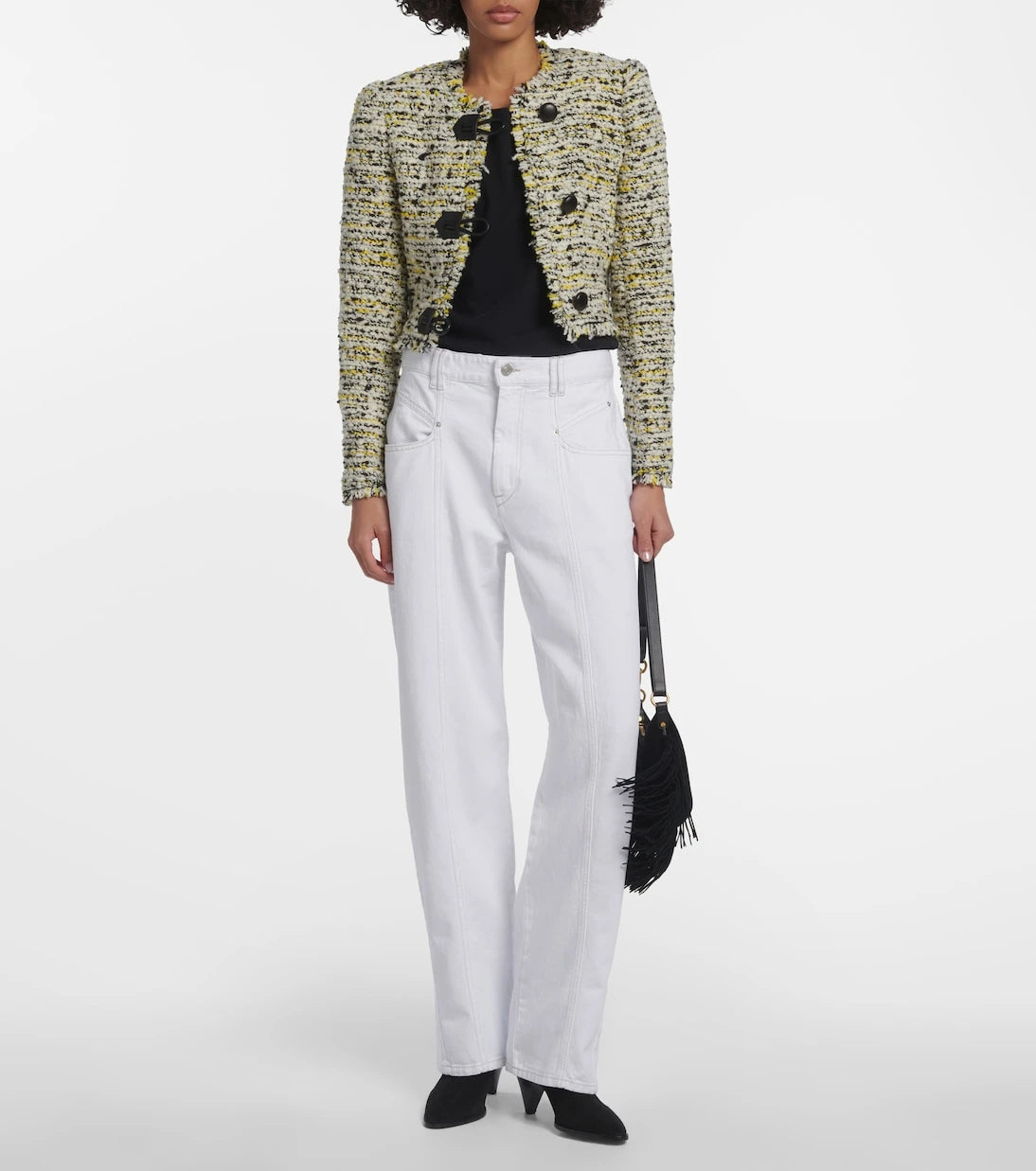Isabel Marant - Gradilia cropped wool-blend jacket