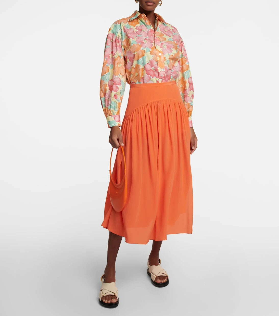 Plan C - Floral cotton shirt