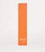 Leather Embossed-Logo Bookmark ORANGE