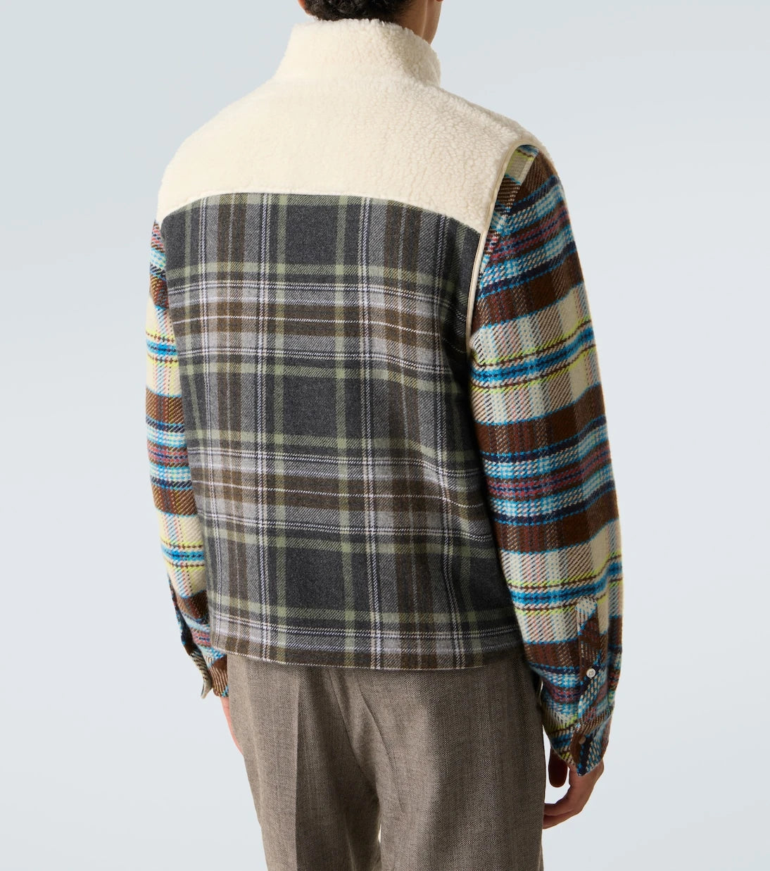 God's True Cashmere - Reversible cashmere and wool vest with emerald