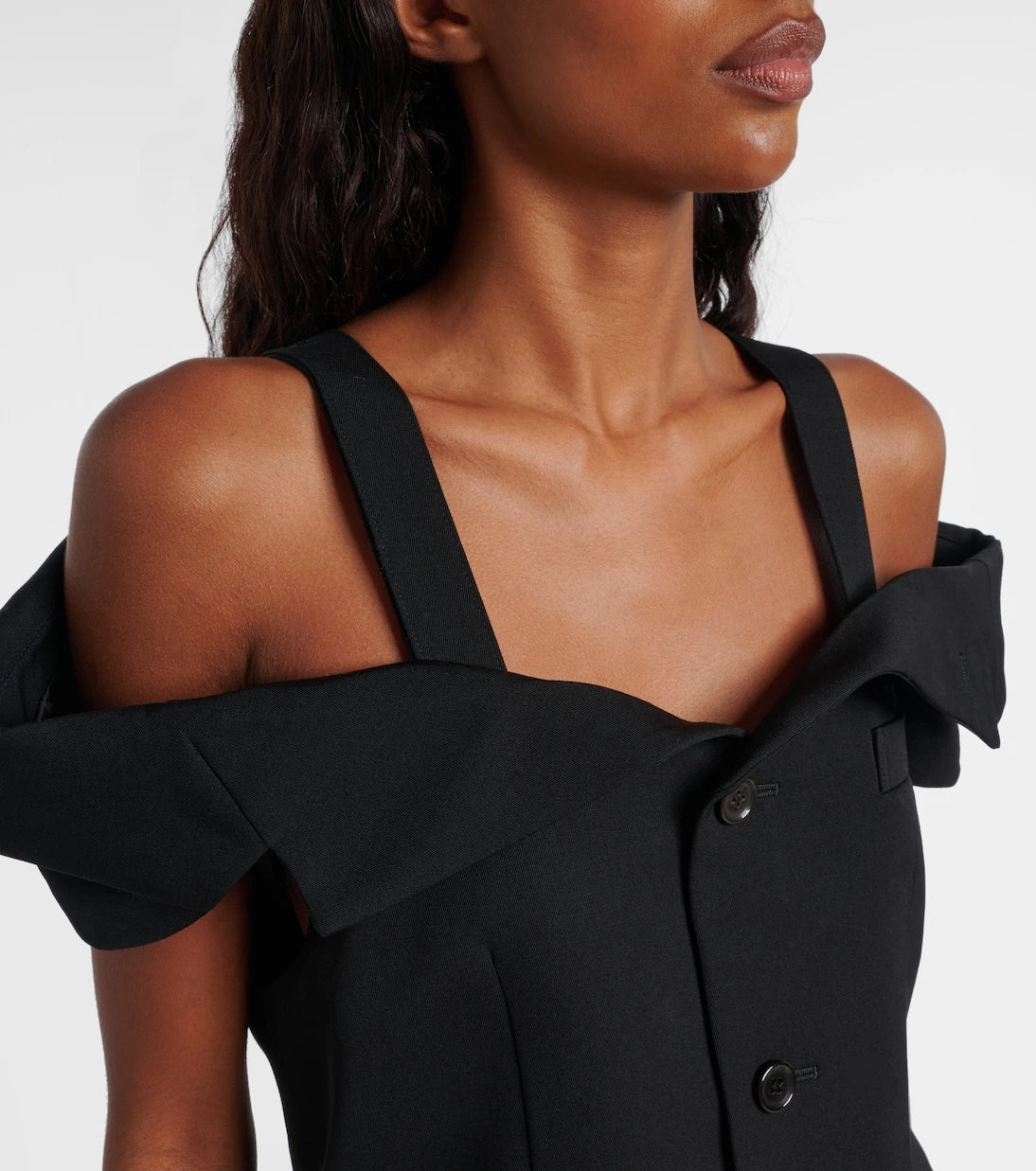 Noir Kei Ninomiya - Cutout wool top